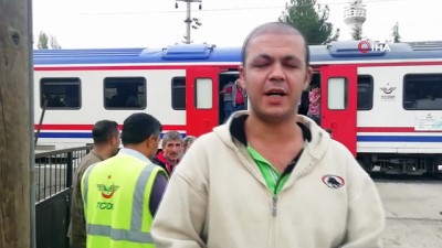  Tren, hemzemin geçitteki yaşlı kadına çarptı