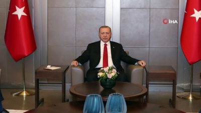  Cumhurbaşkanı Erdoğan'ın, Katar Başbakan Yardımcısıyla görüşmesi sona erdi