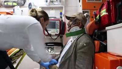 yasli adam -  Kazada canını zor kurtardı, aklında ise kaybolan anahtar vardı  Videosu