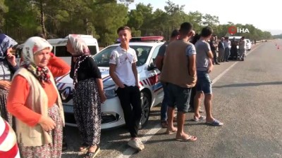 amed -  Rus mühendisleri taşıyan minibüs kaza yaptı: 2 ölü, 11 yaralı  Videosu