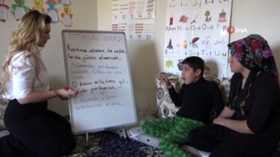 engelli ogrenci -  Fedakar öğretmen engelli öğrenciye umut oldu  Videosu