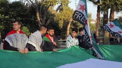 Arap STK'lardan Barış Pınarı Harekatı'na destek mitingi (2) - İSTANBUL