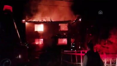 kina gecesi - Bartın'da ev yangını  Videosu