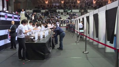 genel kurul - Beşiktaş Kulübünün kongresi - Oy sayımı başladı - İSTANBUL Videosu