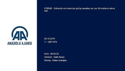 hava sicakligi - Edirne'de sis  Videosu