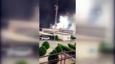 hukumet - İran'ın en büyük petrol rafinerisinde yangın Videosu