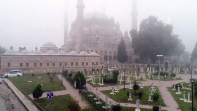 hava sicakligi - Edirne'de yoğun sis Videosu