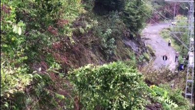 koy yollari - Giresun'daki şiddetli yağış  Videosu