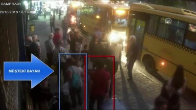magdur kadin - Otobüs duraklarında 'yankesicilik' yaptığı iddiası - GAZİANTEP  Videosu