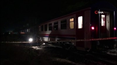 tren raylari -  - Raylara düşen kadın trenin altında kalarak hayatını kaybetti Videosu