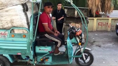 rejim -  Savaşta bacağını kaybetti, atık kağıt toplayarak geçimini sağlıyor  Videosu