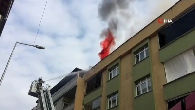 cati kati -  Sultangazi'de bir binanın çatı katında yangın çıktı  Videosu
