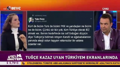 uyan turkiyem - Tuğçe Kazaz: Kürtlerin yapısı devlet kurmaya uygun değil  Videosu