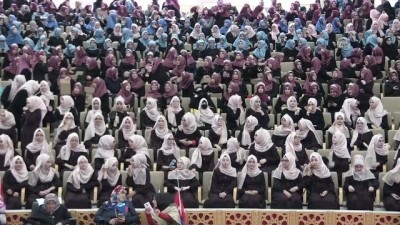 mehter takimi - 254 kız öğrenci 'Hafızlık İcazet Belgesi' aldı - KONYA  Videosu