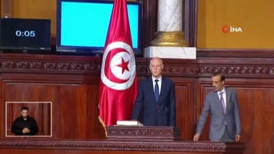  - Tunus Cumhurbaşkanı Said, Yemin Ederek Görevine Başladı 