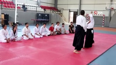 savunma sporu - Üniversite öğrencilerine Aikido dersi Videosu