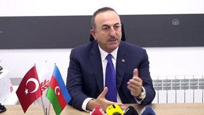 Çavuşoğlu: 'Hakkında kırmızı bülten olan biriyle (Terörist Mazlum Kobani) müttefiklerimizin görüşmesi kabul edilemez' - BAKÜ 