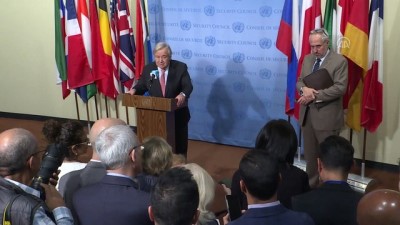 ifade ozgurlugu - Guterres'ten, Suriye'de siyasi süreç vurgusu - NEW YORK Videosu