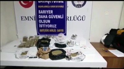 Sarıyer'de uyuşturucu operasyonu - İSTANBUL 