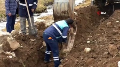 sonbahar -  Dondurucu havada 3 bin 500 rakımda ilave su kaynağı aradılar  Videosu