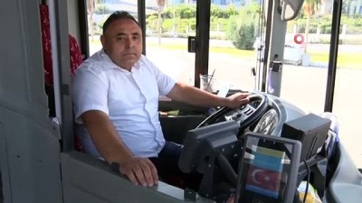 arac ici kamera -  Kahraman otobüs şoförü, baygınlık geçiren çocuğu hastaneye yetiştirdi  Videosu