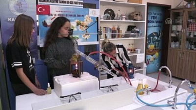 patent basvurusu - Ortaokul öğrencileri atık yağları enerjiye dönüştürdü - KARAMAN  Videosu