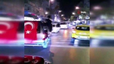 asker eglencesi -  Asker eğlencelerinde magandalar trafikte havaya böyle ateş açtı  Videosu