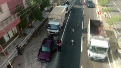 yaya gecidi -  Jandarmadan drone ile trafik denetimi  Videosu