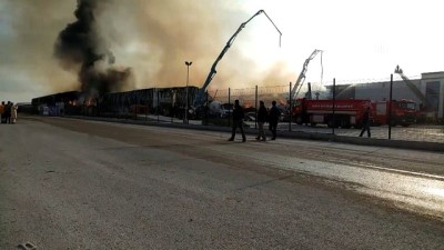 fabrika yangini - Konya'da fabrika yangını (4)  Videosu
