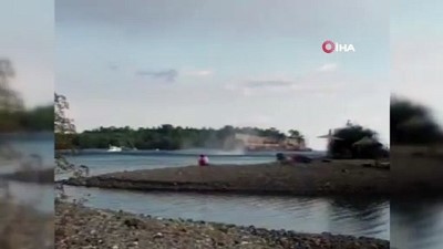 diyalog -  Tatilciler hem kaçtı, hem de hortumu görüntüledi Videosu