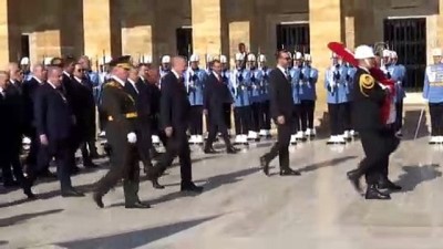 Cumhurbaşkanı Erdoğan ve devlet erkanı Anıtkabir'i ziyaret etti (2) - ANKARA
