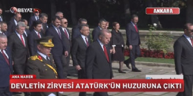 anitkabir - Devletin zirvesi Atatürk'ün huzuruna çıktı Videosu