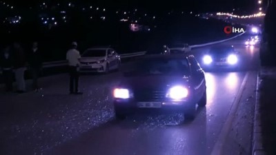 korkuluk -  Kontrolden çıkan otomobil iki araca çarptı: 2 yaralı Videosu