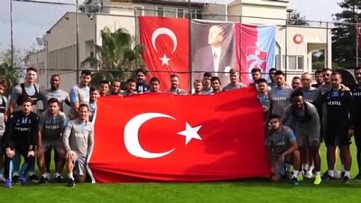 Trabzonspor, Göztepe maçı hazırlıklarına ara vermeden başladı 