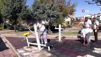  Aksaray’da çocuk parkı kundaklandı 