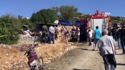 kadin surucu -  Hatay'da traktör kazası: Anne kurtuldu, çocuğu öldü  Videosu