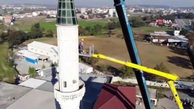hasarli minare -  İnşaat Mühendisi Emre Kaya:'8 parça halinde yıkılacak, 2 gün sürecek'  Videosu