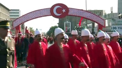 mehter takimi - Cumhuriyet Bayramı Kortej Yürüyüşü (4) - ANKARA  Videosu