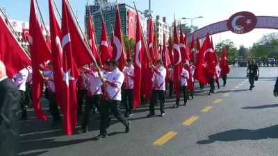 mehter takimi - Cumhuriyet Bayramı Kortej Yürüyüşü (5) - ANKARA  Videosu