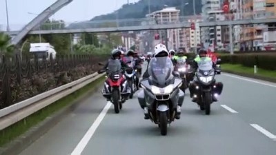 motosikletci - Motosiklet ve off-road araçlarıyla kortej - RİZE  Videosu