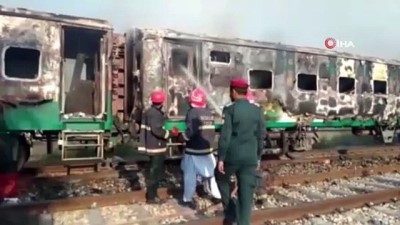 yolcu treni -  - Pakistan’daki tren faciasında ölü sayısı 73'e yükseldi  Videosu