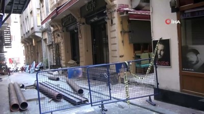 tarihi bina -  Beyoğlu’nda hasarlı binaya yıkım kararı çıktı  Videosu
