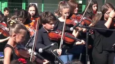 hayvan sevgisi -  Çocuklar sokak hayvanları için çaldı  Videosu