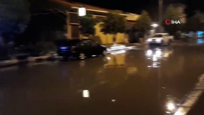 yaya kaldirimi -  Edirne’de şiddetli sağanak sonrası yollar göle döndü, su baskınları yaşandı Videosu