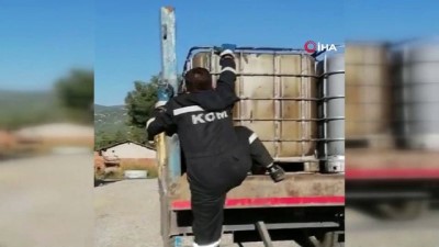 akaryakit kacakciligi -  İzmir'de 5 ton kaçak akaryakıta el konuldu  Videosu