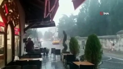 saganak yagis -  Kırklareli'de beklenen yağış şiddetli başladı Videosu