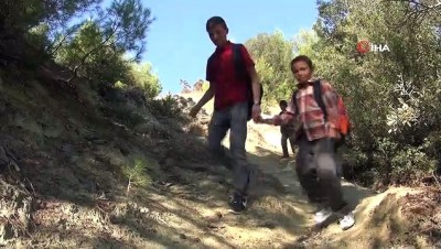 lise ogrenci -  Manisa’da 5 kardeşin okula gitmek için zorlu mücadelesi  Videosu