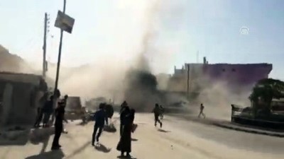 muhalifler - Suriye'nin kuzeyinde eş zamanlı terör saldırıları - CERABLUS  Videosu