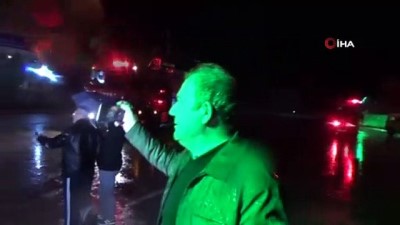 saglik ekibi -  Bolu’da, Polis Evi’nin çatısı alev alev yandı  Videosu