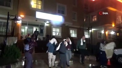 saglik ekibi -  Bolu’da polis evinin çatısı alev alev yandı  Videosu